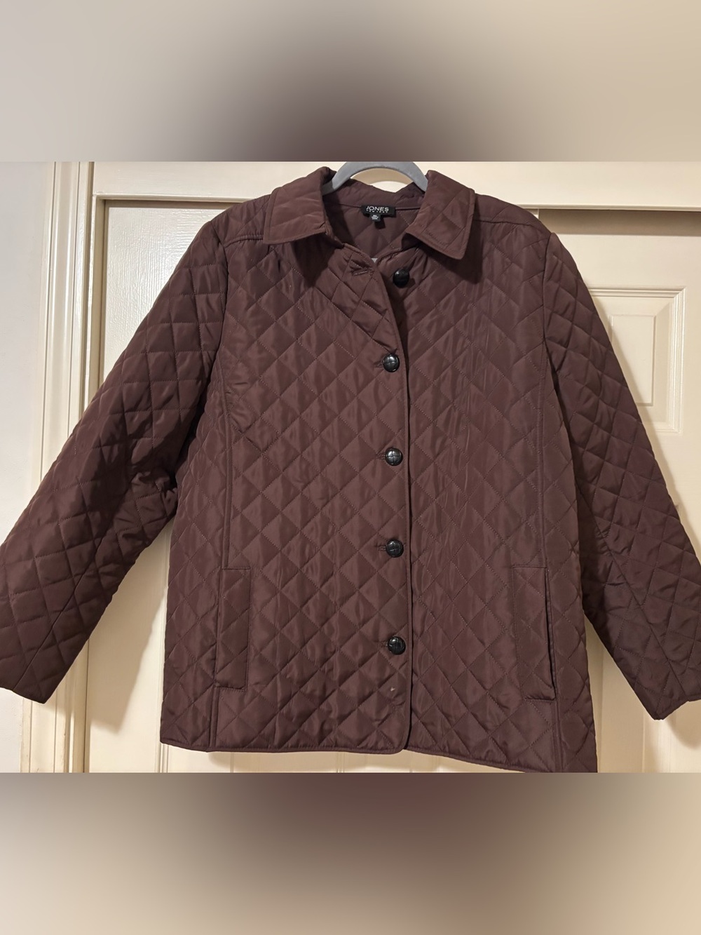Jones New York Quilted Brown Women's Jacke Size XL